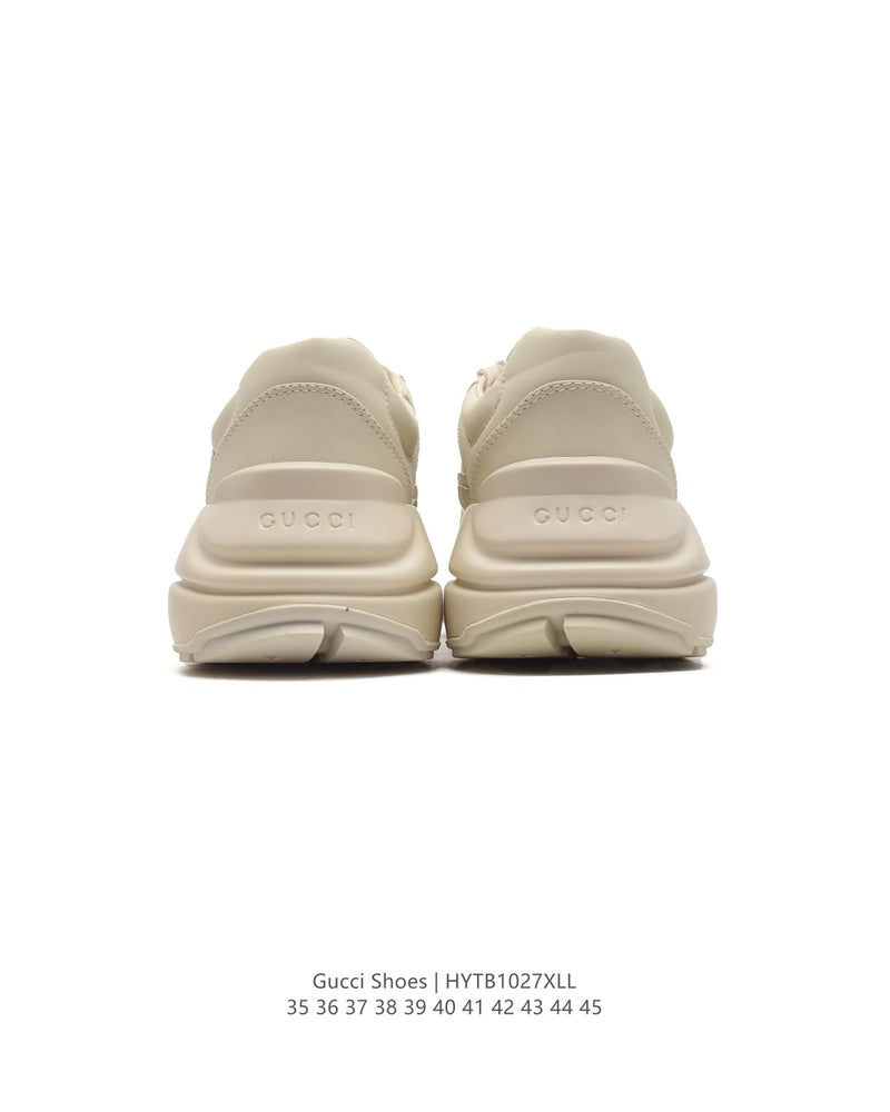 Tênis Gucci Rhyton Logo Vintage – Off-White